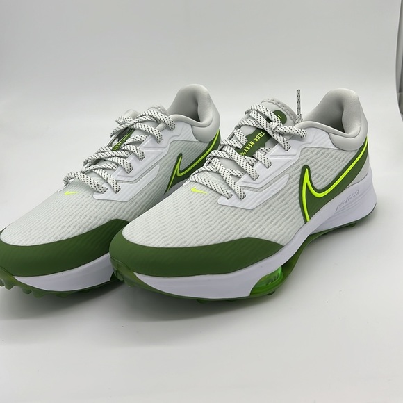 mens Nike Infinity Tour Golf cleats DC5221-173 green white new without box - Picture 8 of 8